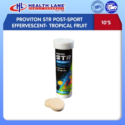 PROVITON STR POST-SPORT EFFERVESCENT- TROPICAL FRUIT (10'S)